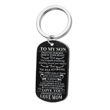 Personalised Day You Became My Son Daughter Niece Calender Keyring Keepsake Gift